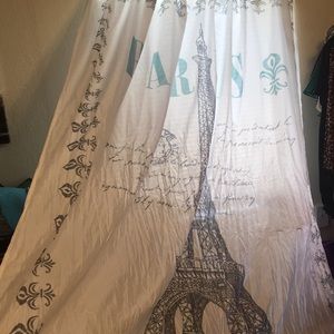 Paris shower curtain